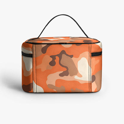 Große Kosmetiktasche - Orange Camouflage v2 Handbags JLR Design