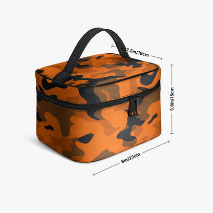Große Kosmetiktasche - Orange Camouflage v3 Handbags JLR Design