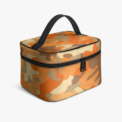 Große Kosmetiktasche - Orange Camouflage v4 Handbags JLR Design