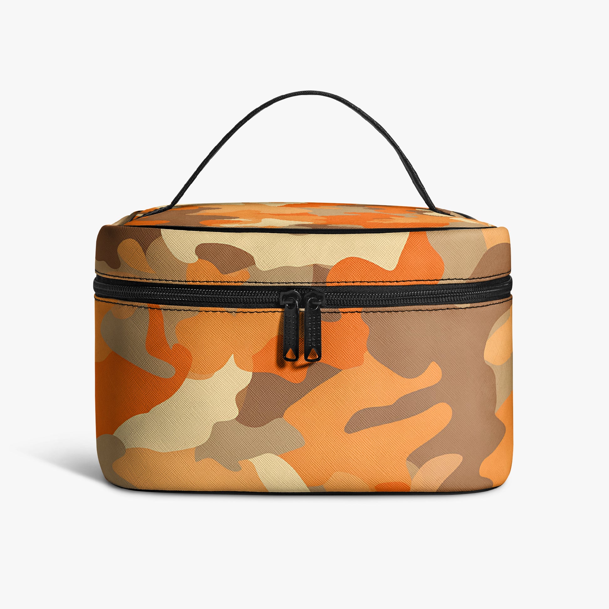 Große Kosmetiktasche - Orange Camouflage v4 Handbags JLR Design