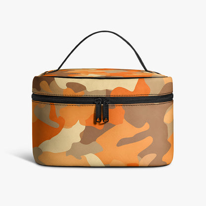 Große Kosmetiktasche - Orange Camouflage v4 Handbags JLR Design