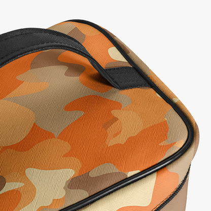 Große Kosmetiktasche - Orange Camouflage v4 Handbags JLR Design