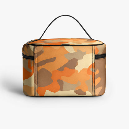 Große Kosmetiktasche - Orange Camouflage v4 Handbags JLR Design