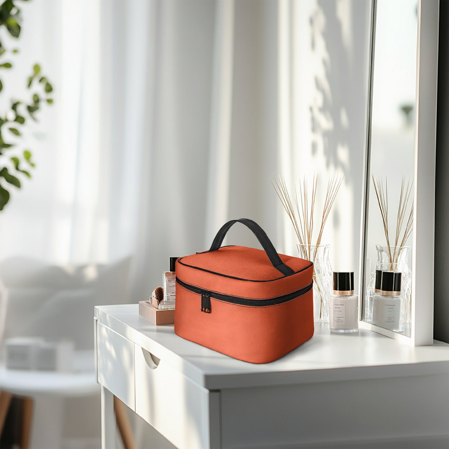 Große Kosmetiktasche - Outrageous Orange Kosmetiktasche JLR Design