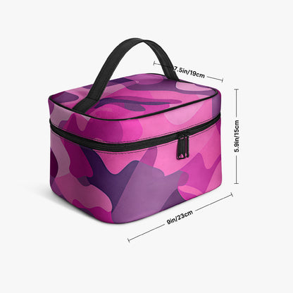 Große Kosmetiktasche - Pink Camouflage v1 Handbags JLR Design