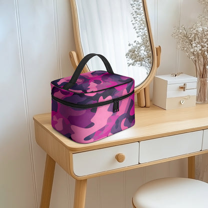 Große Kosmetiktasche - Pink Camouflage v2 Handbags JLR Design