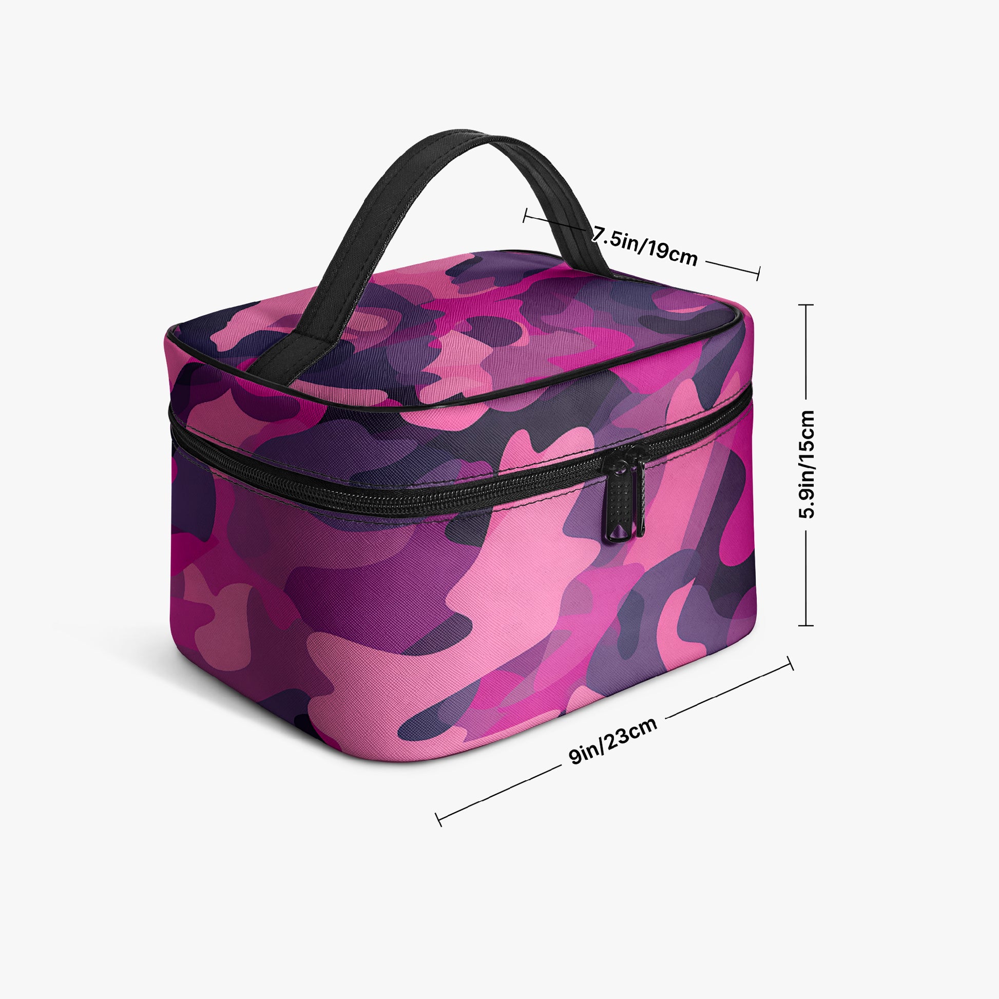 Große Kosmetiktasche - Pink Camouflage v2 Handbags JLR Design