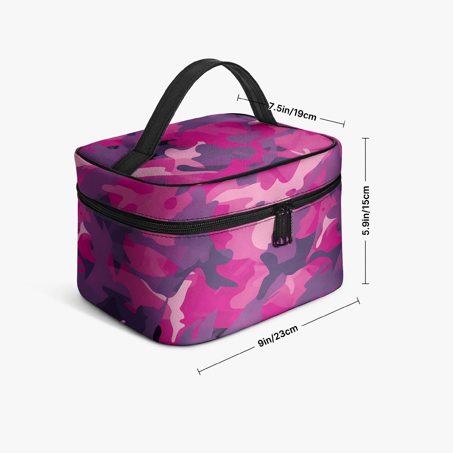 Große Kosmetiktasche - Pink Camouflage v3 Handbags JLR Design