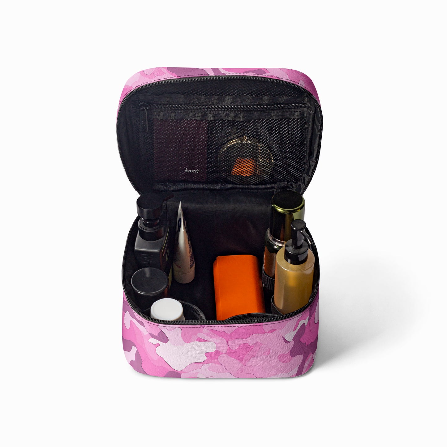 Große Kosmetiktasche - Pink Camouflage v4 Handbags JLR Design