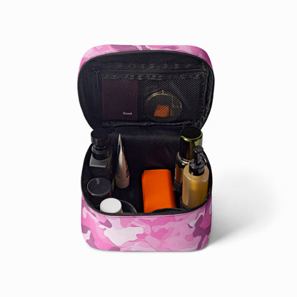 Große Kosmetiktasche - Pink Camouflage v4 Handbags JLR Design