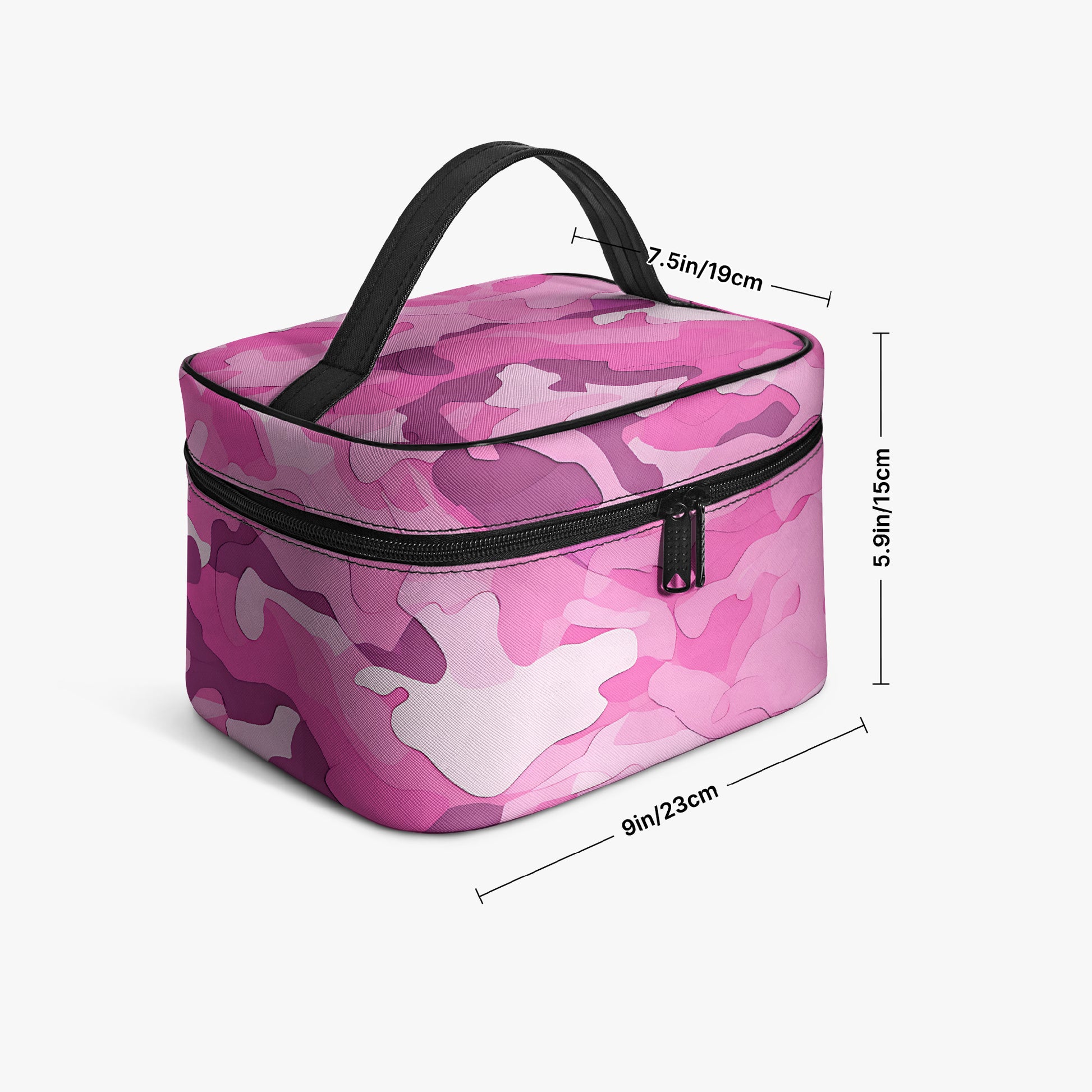 Große Kosmetiktasche - Pink Camouflage v4 Handbags JLR Design