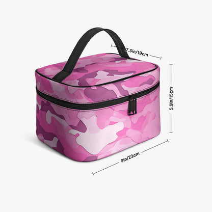 Große Kosmetiktasche - Pink Camouflage v4 Handbags JLR Design
