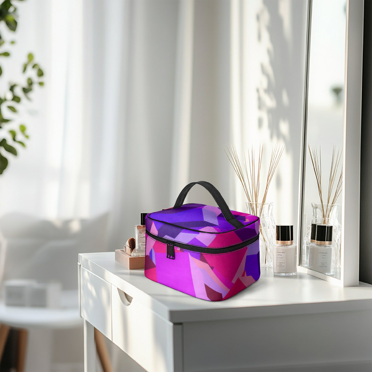 Große Kosmetiktasche - Pink Cube Handbags JLR Design