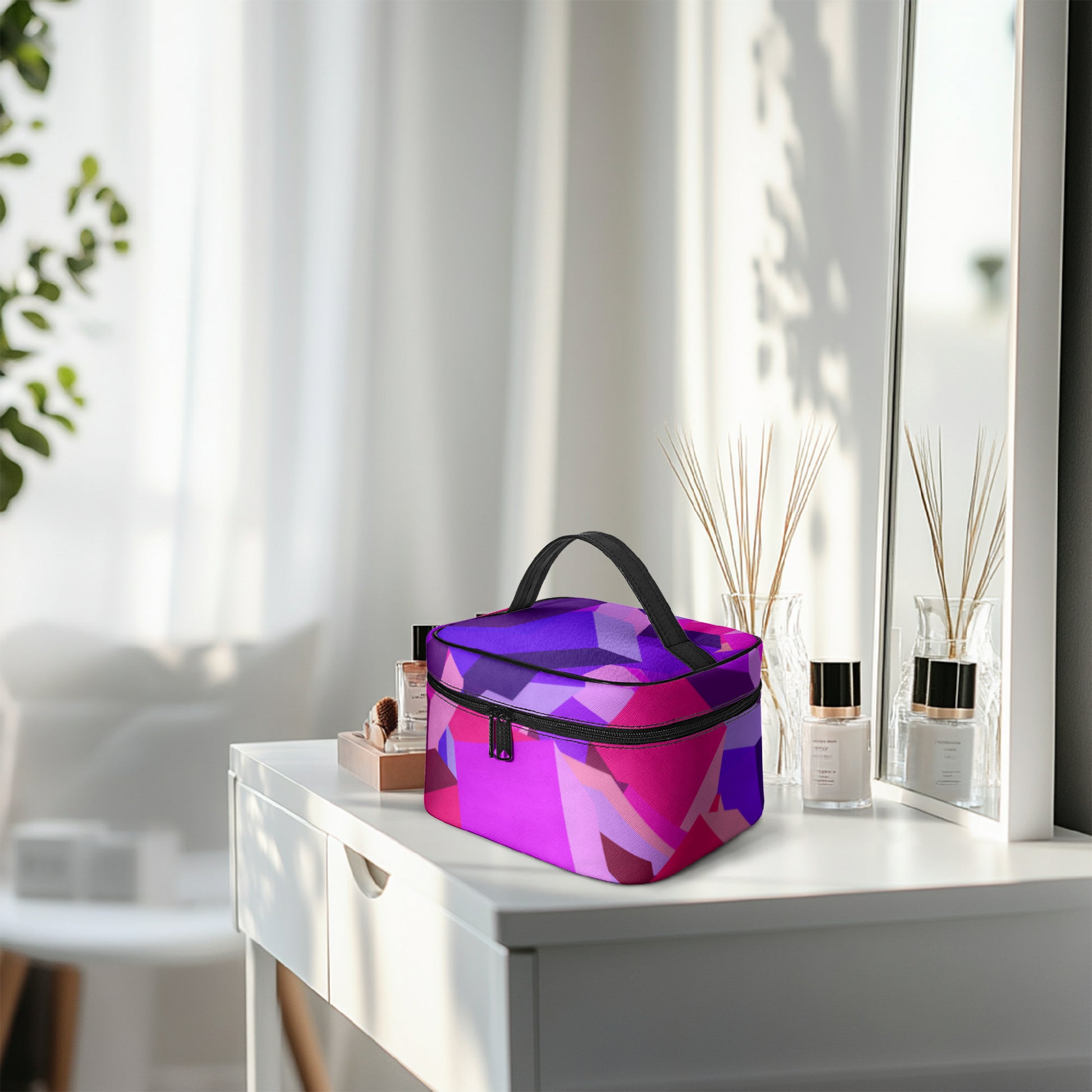 Große Kosmetiktasche - Pink Cube Handbags JLR Design