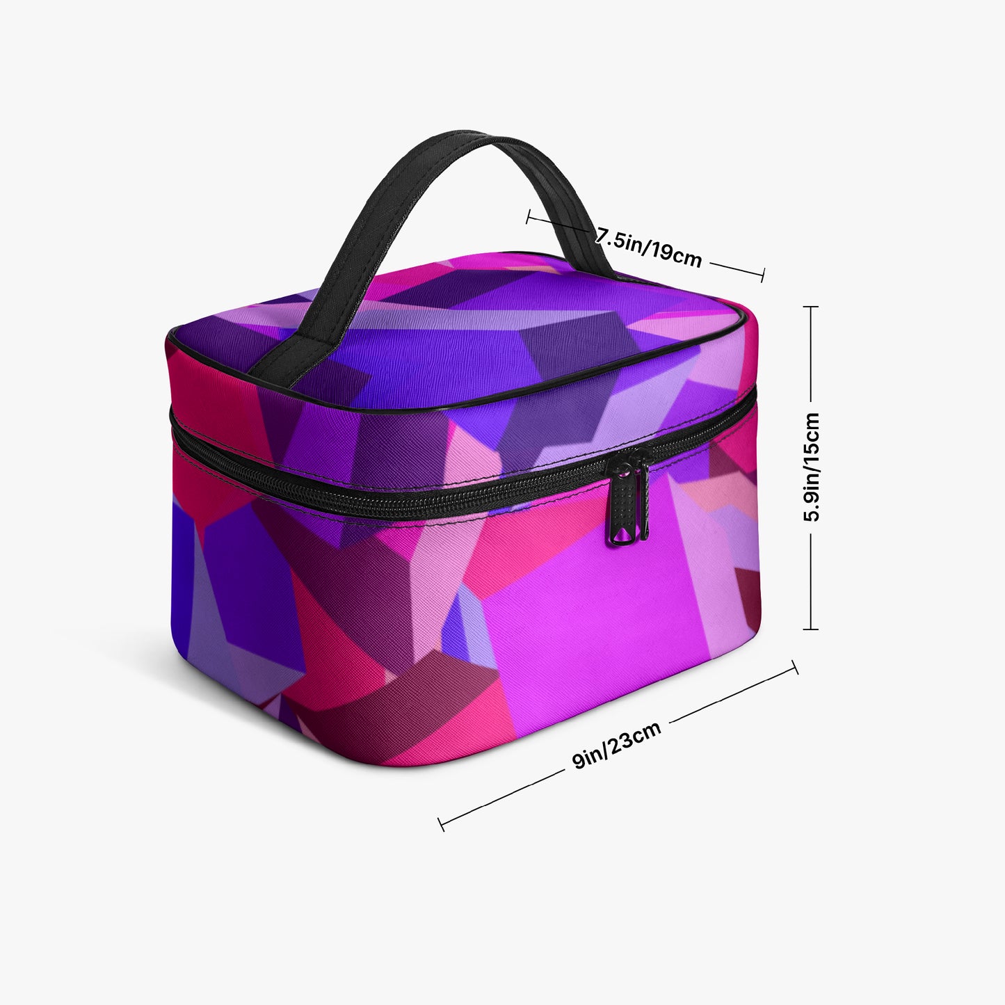 Große Kosmetiktasche - Pink Cube Handbags JLR Design