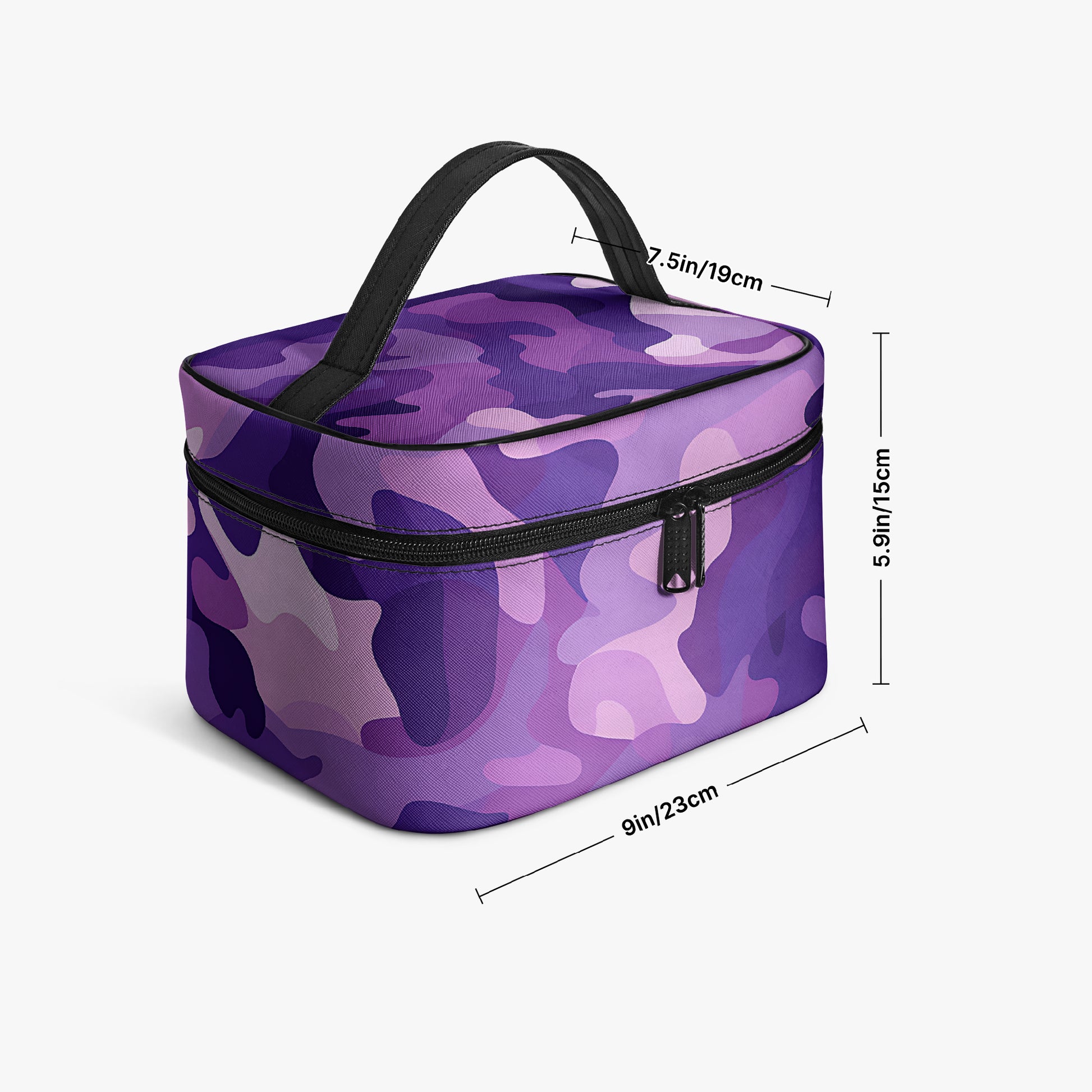 Große Kosmetiktasche - Purple Camouflage v1 Kosmetiktasche JLR Design
