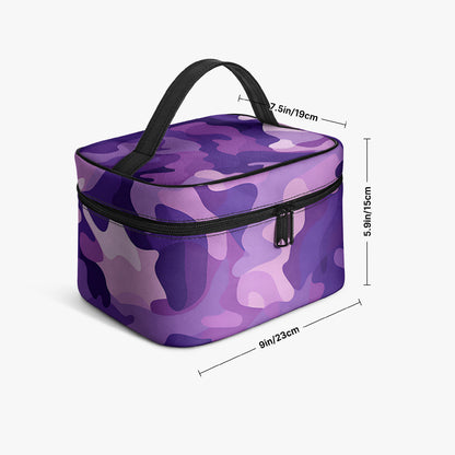 Große Kosmetiktasche - Purple Camouflage v1 Kosmetiktasche JLR Design