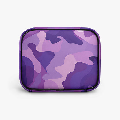 Große Kosmetiktasche - Purple Camouflage v1 Kosmetiktasche JLR Design