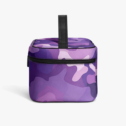 Große Kosmetiktasche - Purple Camouflage v1 Kosmetiktasche JLR Design
