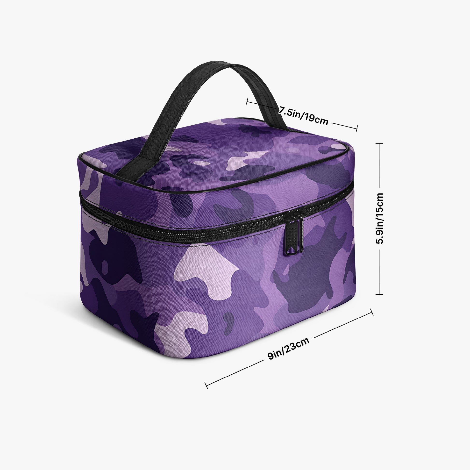 Große Kosmetiktasche - Purple Camouflage v2 Kosmetiktasche JLR Design