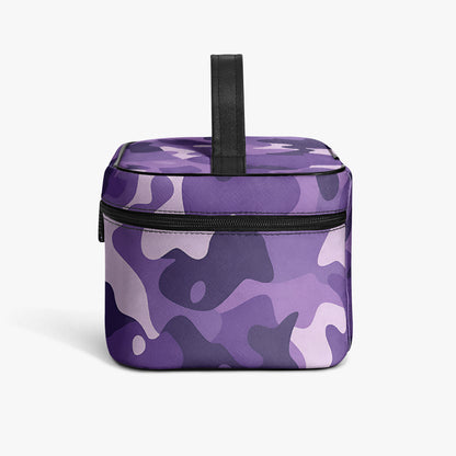 Große Kosmetiktasche - Purple Camouflage v2 Kosmetiktasche JLR Design