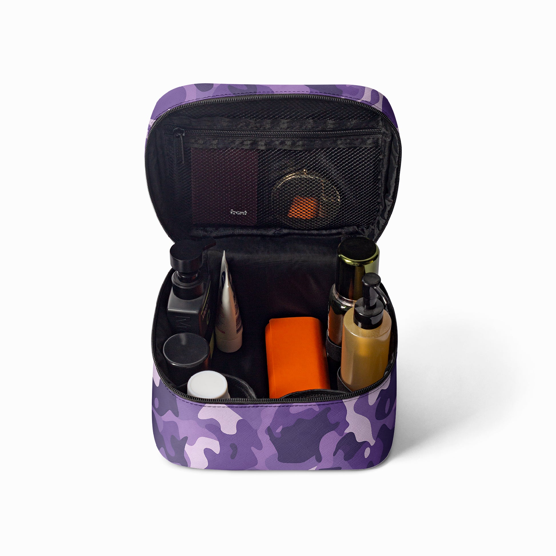 Große Kosmetiktasche - Purple Camouflage v2 Kosmetiktasche JLR Design