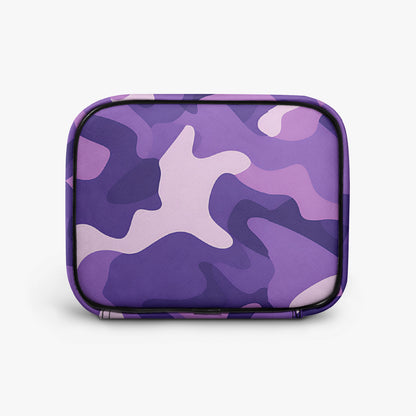 Große Kosmetiktasche - Purple Camouflage v3 Kosmetiktasche JLR Design