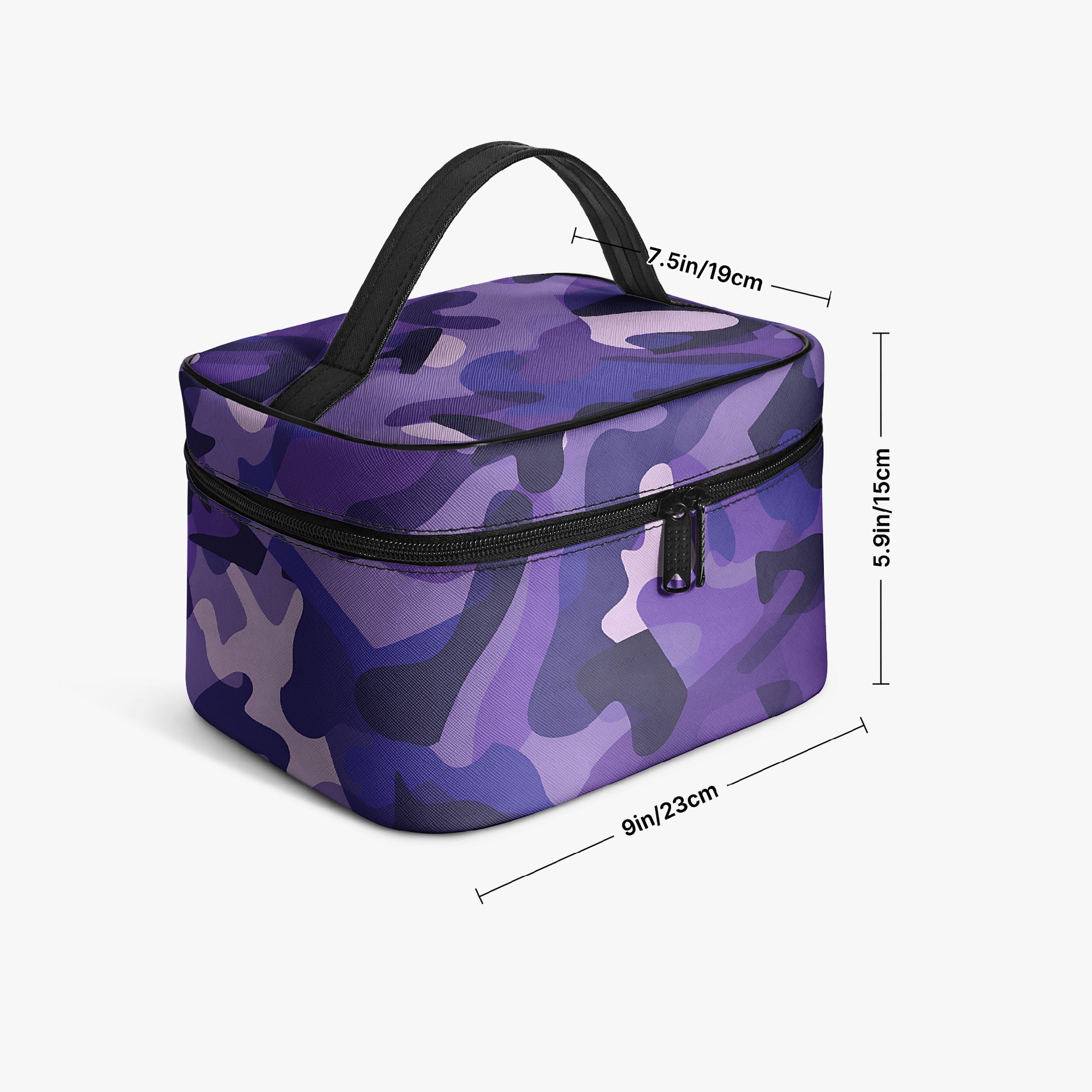 Große Kosmetiktasche - Purple Camouflage v4 Handbags JLR Design