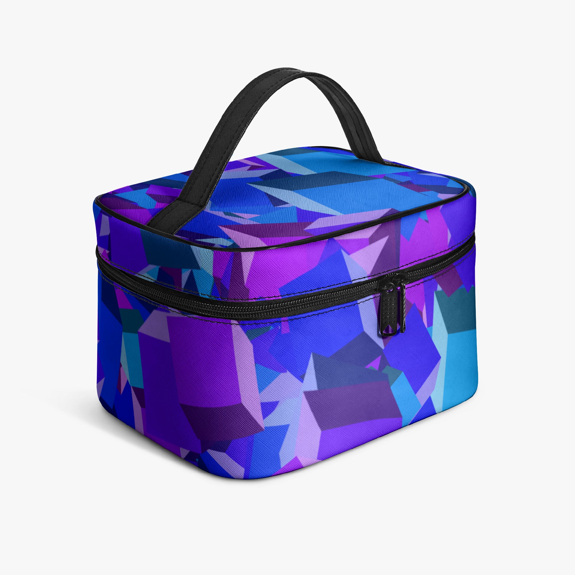 Große Kosmetiktasche - Purple Cube Kosmetiktasche JLR Design