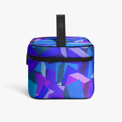 Große Kosmetiktasche - Purple Cube Kosmetiktasche JLR Design