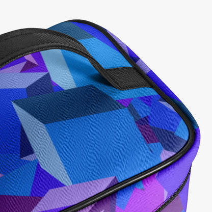 Große Kosmetiktasche - Purple Cube Kosmetiktasche JLR Design