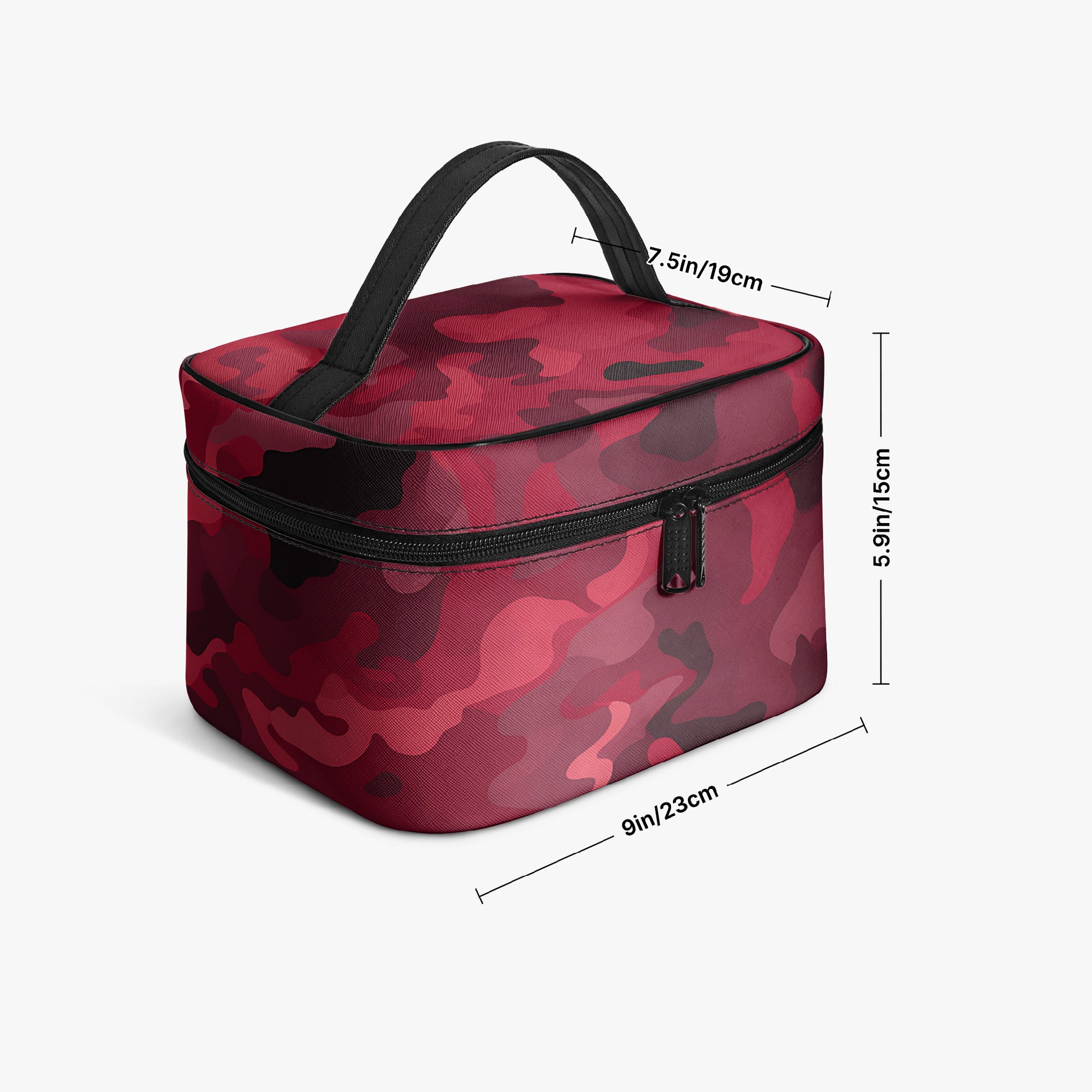 Große Kosmetiktasche - Red Camouflage v2 Kosmetiktasche JLR Design