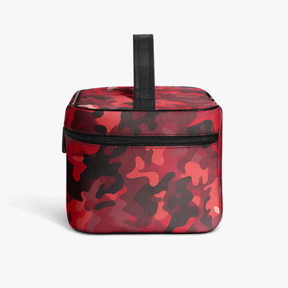 Große Kosmetiktasche - Red Camouflage v3 Kosmetiktasche JLR Design