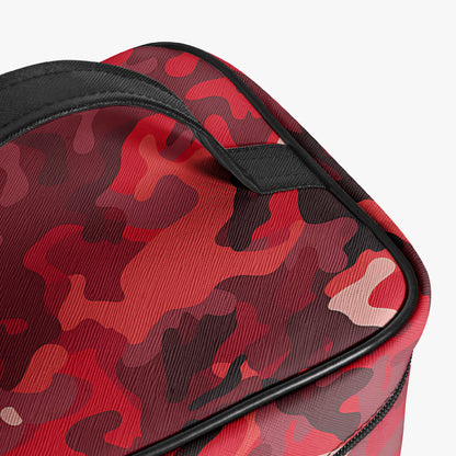 Große Kosmetiktasche - Red Camouflage v3 Kosmetiktasche JLR Design