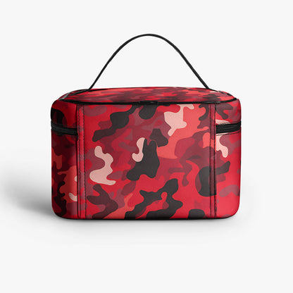 Große Kosmetiktasche - Red Camouflage v3 Kosmetiktasche JLR Design