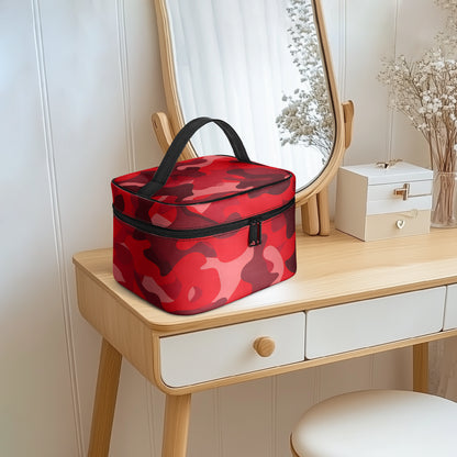 Große Kosmetiktasche - Red Camouflage v4 Handbags JLR Design