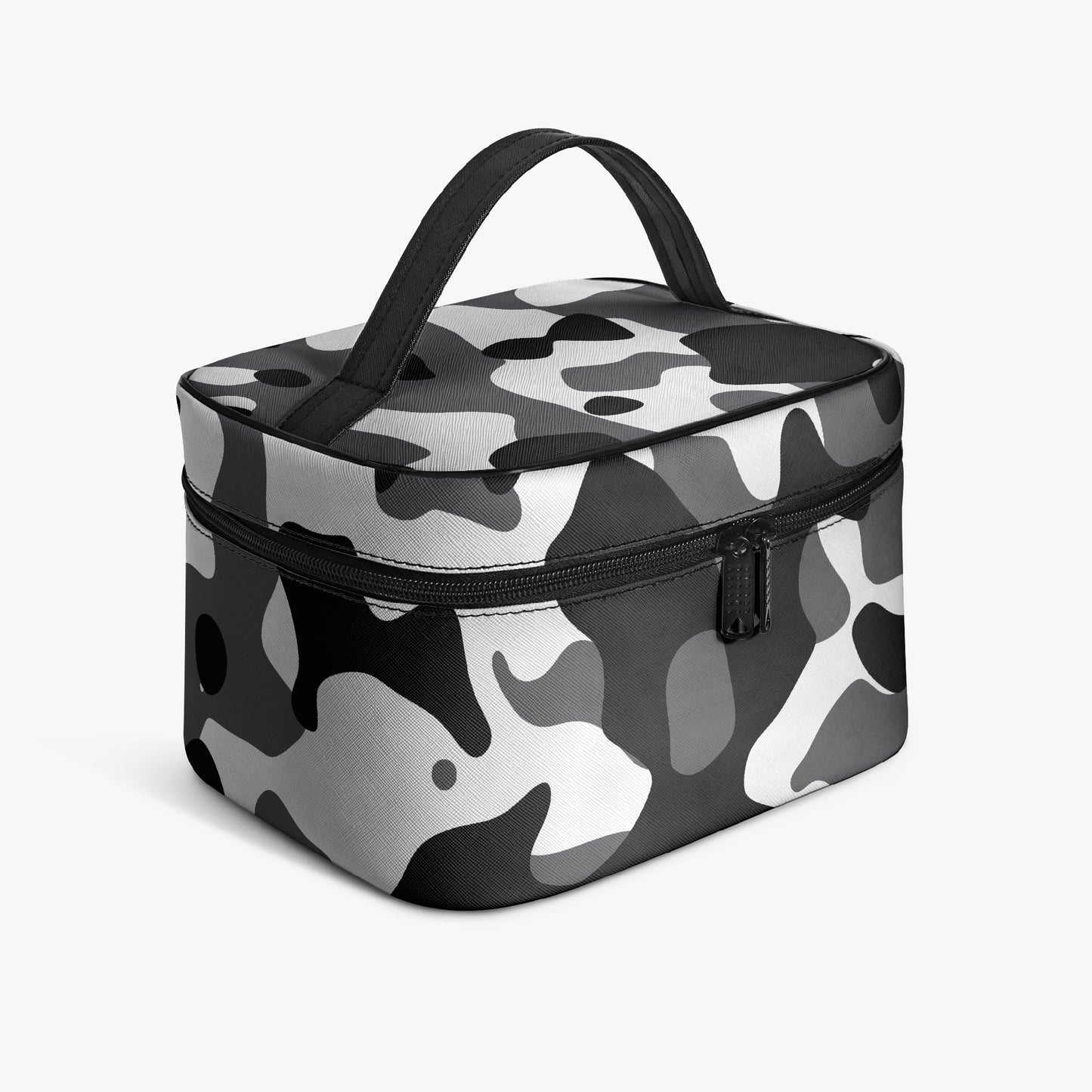 Große Kosmetiktasche - Schwarz Weiß Camouflage Handbags JLR Design