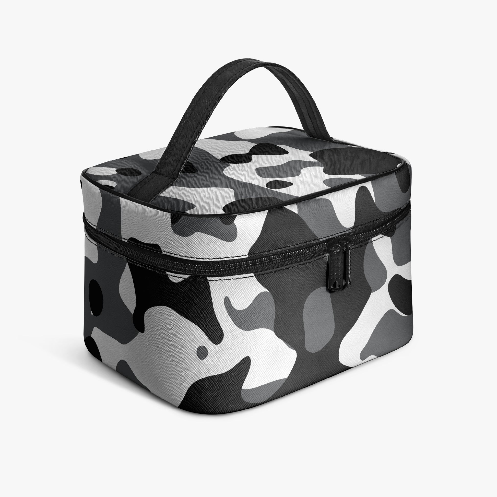 Große Kosmetiktasche - Schwarz Weiß Camouflage Handbags JLR Design