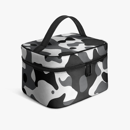 Große Kosmetiktasche - Schwarz Weiß Camouflage Handbags JLR Design