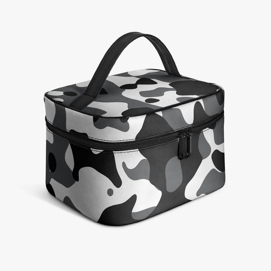 Große Kosmetiktasche - Schwarz Weiß Camouflage Handbags JLR Design
