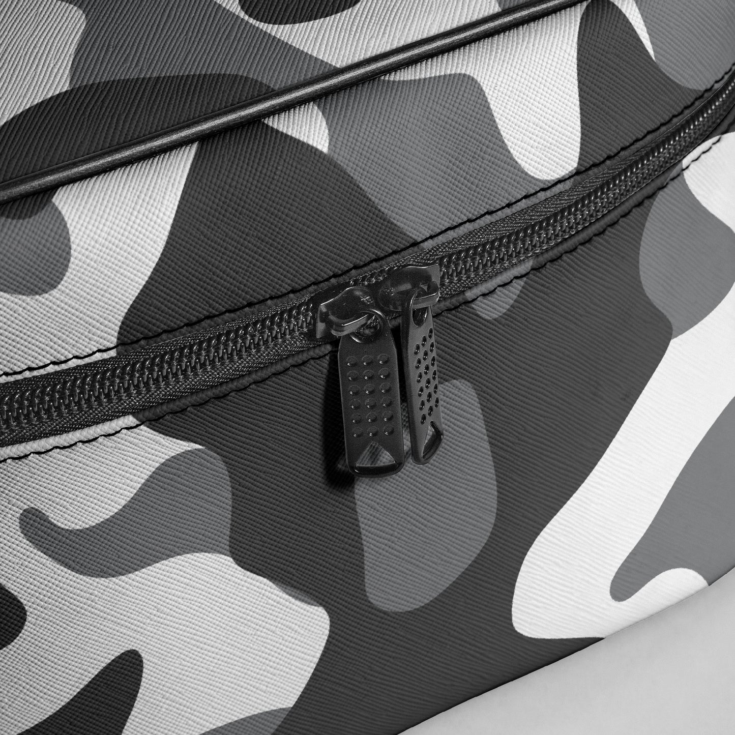 Große Kosmetiktasche - Schwarz Weiß Camouflage Handbags JLR Design