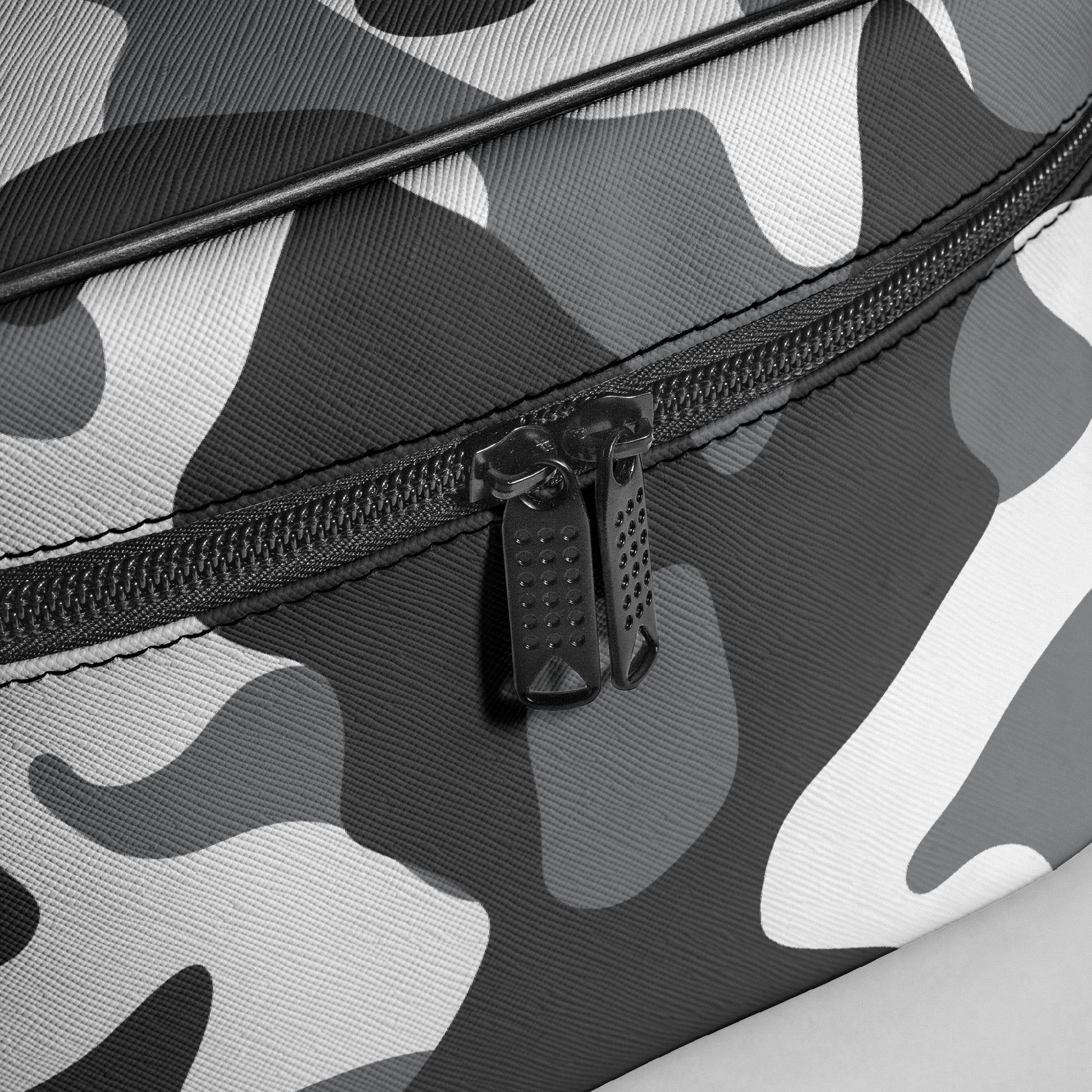 Große Kosmetiktasche - Schwarz Weiß Camouflage Handbags JLR Design