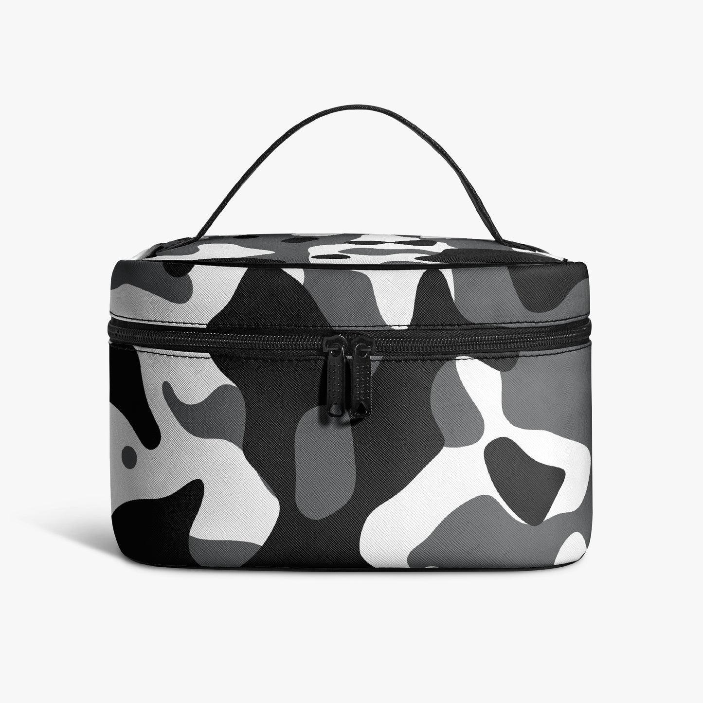 Große Kosmetiktasche - Schwarz Weiß Camouflage Handbags JLR Design