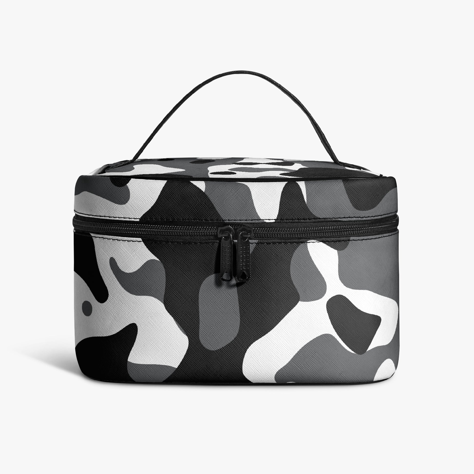 Große Kosmetiktasche - Schwarz Weiß Camouflage Handbags JLR Design