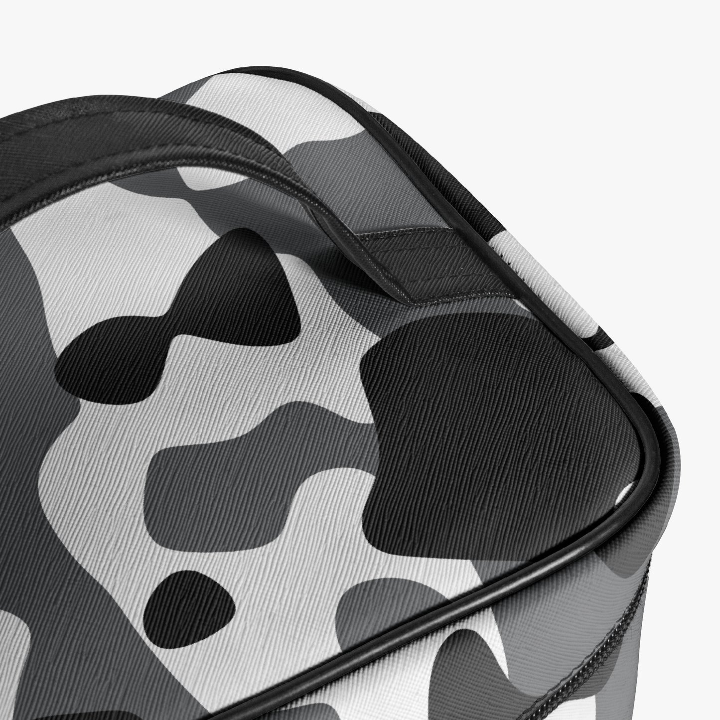 Große Kosmetiktasche - Schwarz Weiß Camouflage Handbags JLR Design