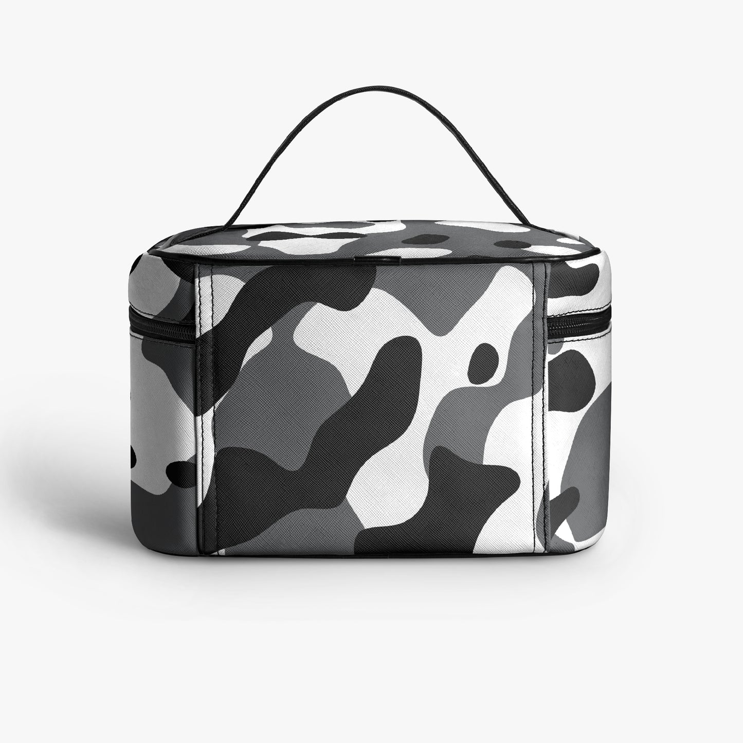 Große Kosmetiktasche - Schwarz Weiß Camouflage Handbags JLR Design