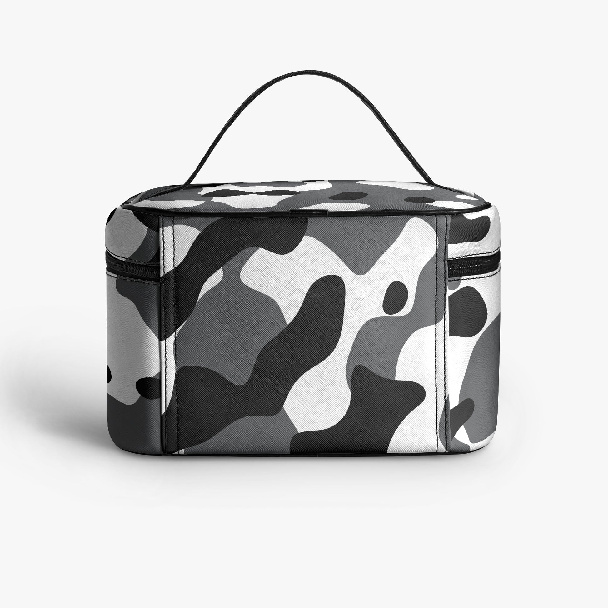 Große Kosmetiktasche - Schwarz Weiß Camouflage Handbags JLR Design