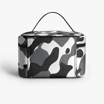 Große Kosmetiktasche - Schwarz Weiß Camouflage Handbags JLR Design