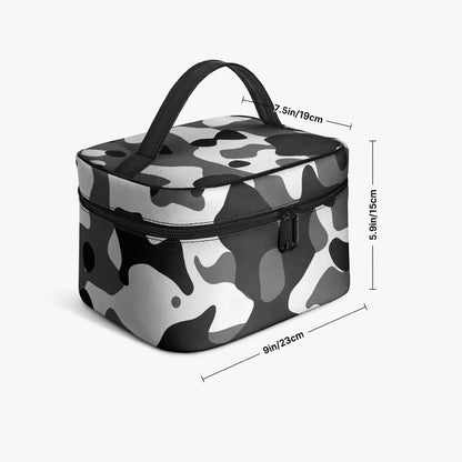 Große Kosmetiktasche - Schwarz Weiß Camouflage Handbags JLR Design