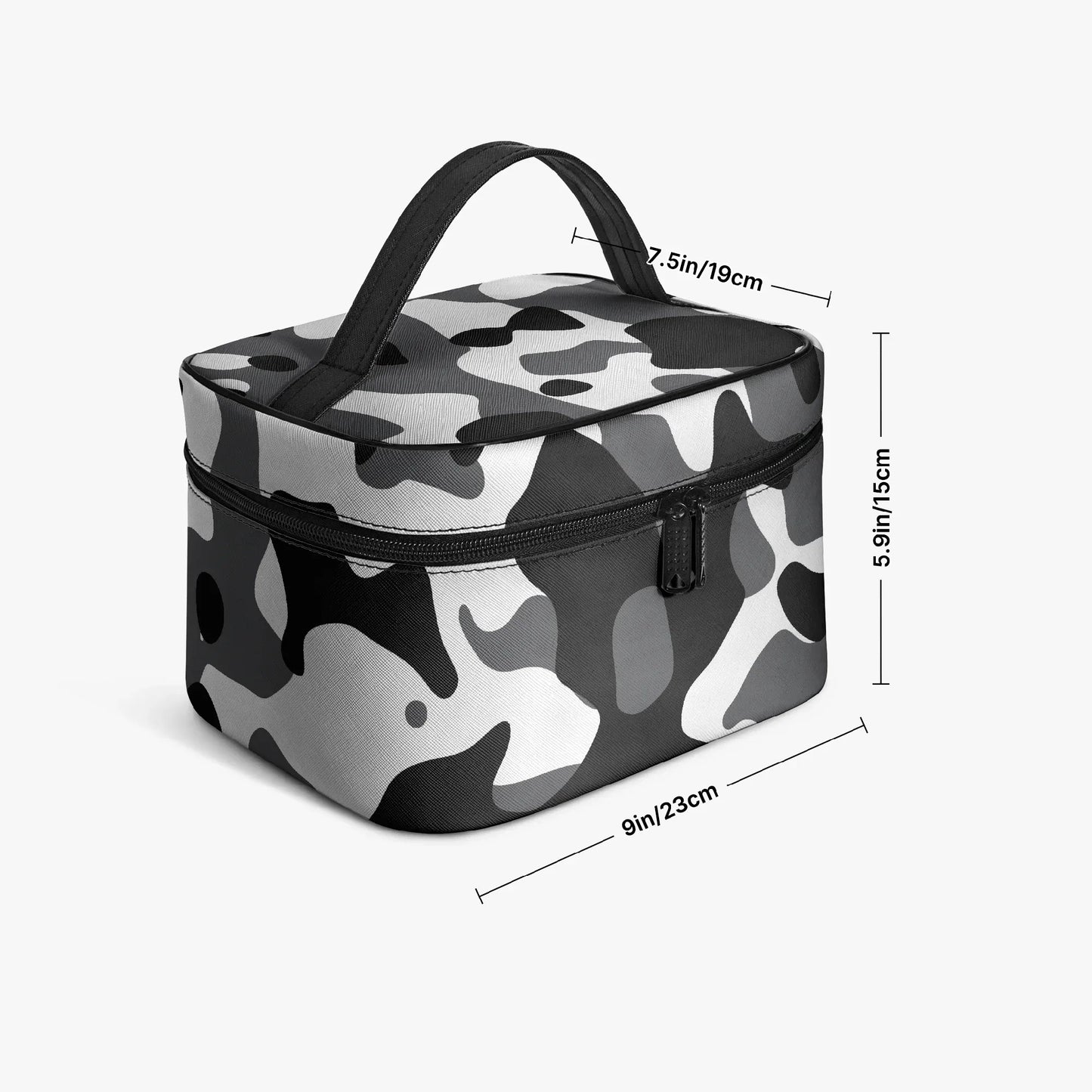 grosse-kosmetiktasche-schwarz-weiss-camouflage-handbags-jlr-design-9 - JLR Design